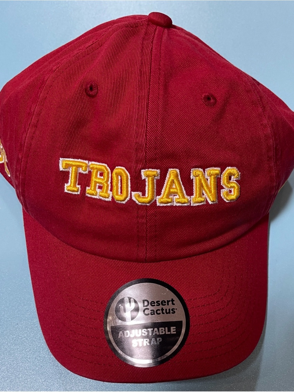 Men’s Trojans Red Adjustable Strap Cap